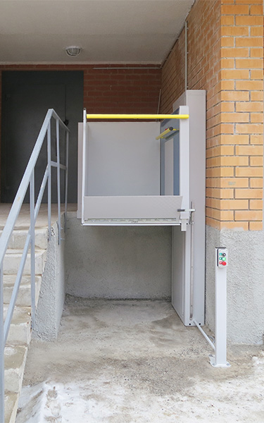 Расположение приводной колонны - справа