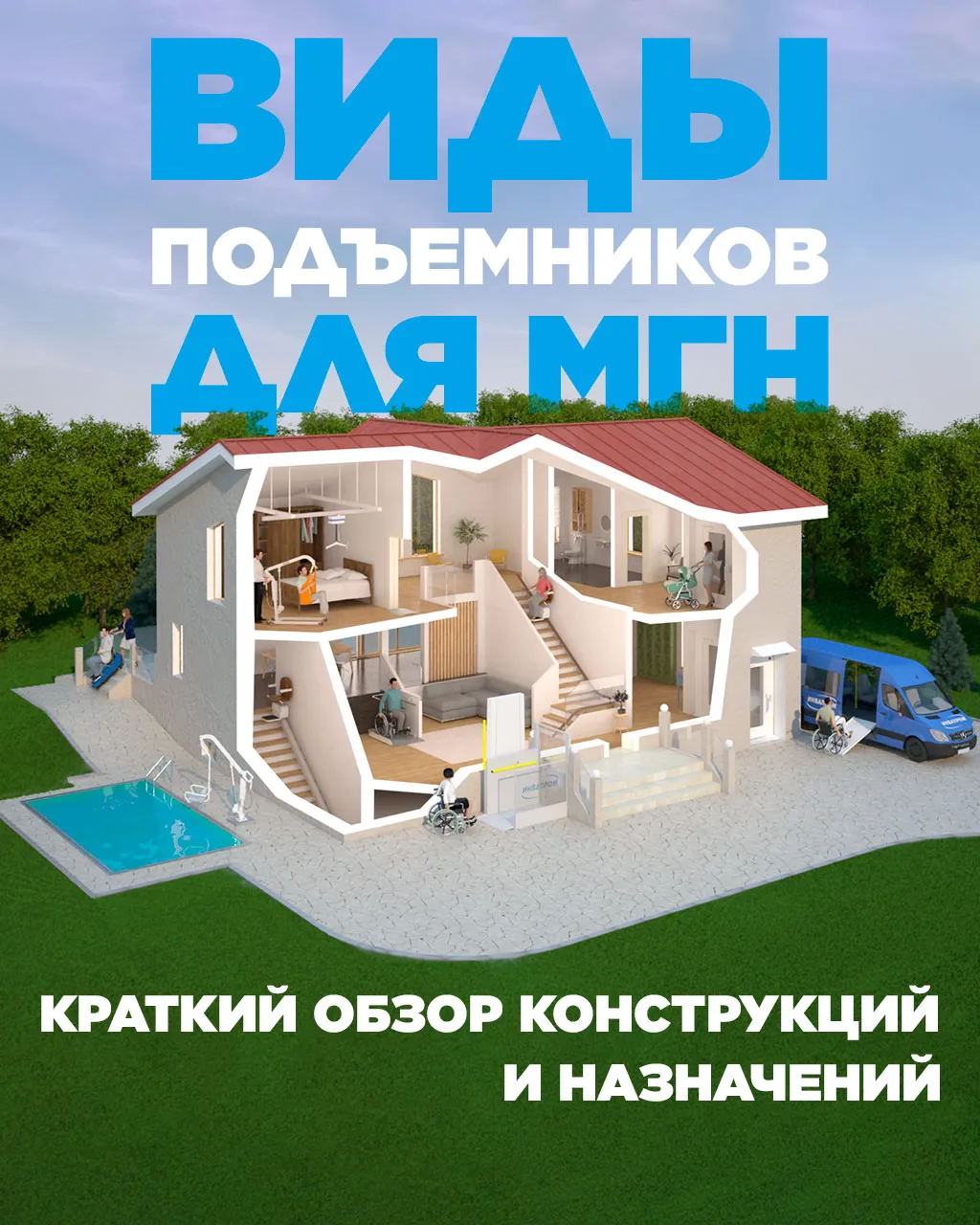 Виды подъемников для маломобильных групп населения (мгн)